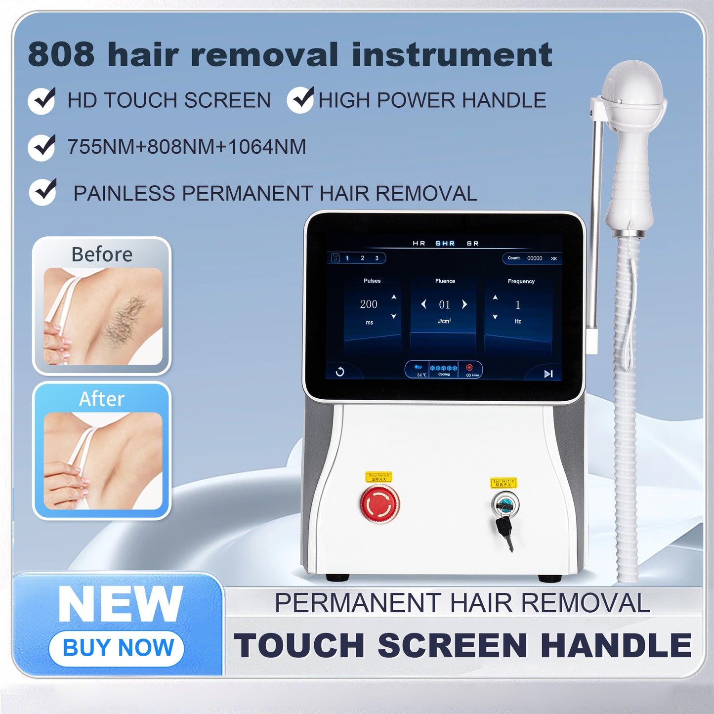 Soprana Mini Diode Laser Hair Removal Machine